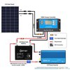 Mighty Max Battery Polycrystalline Solar Panel, 100 W, 12V, MC4 MAX3533016
